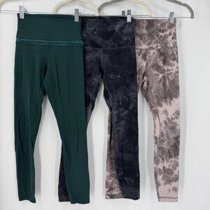 Bundle of 3 Lululemon Align Leggings 25" Inseam Size 4